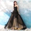 Chic / Beautiful Black 2018 Prom Dresses A-Line / Princess Tulle Floor-Length / Long Winter Strapless Beading Appliques Backless Evening Party Prom Formal Dresses