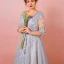 Chic / Belle Gris Grande Taille Robe De Soirée 2018 Princesse Tulle U-Cou Appliques Dos Nu Perlage Fait main Soirée Robe De Ceremonie