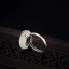 Klassisk Elegant Sølv Håndlaget Fred Håp Ringe Agate Aften Ringer 2019 Tilbehør