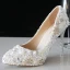 Unique Blanche 2018 Mariage Perlage Cristal Perle Faux Diamant Chaussure De Mariée