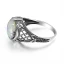 Simple Argenté Anneaux 2019 Cristal Damassée Lune Foi Plaqué argent Église Accessorize Bague