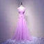 Schöne Himmelblau Abendkleider 2017 A Linie V-Ausschnitt Organza Pailletten Applikationen Rückenfreies Abend Festliche Kleider