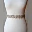 Fashion High-end Ivory Sash 2020 Satin Metal Beading Rhinestone Bridal Wedding Prom Accessories