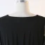 Modern / Fashion Black Plus Size Evening Dresses  2020 A-Line / Princess V-Neck Long Sleeve See-through Buttons Solid Color Tea-length Summer Evening Party Formal Dresses