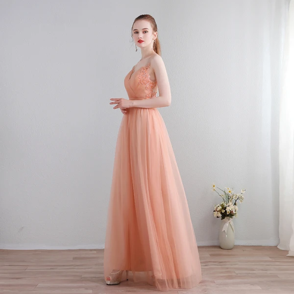 Simple Lilas Robe De Soirée 2018 Lacer Chiffon Dos Nu Robe De Ceremonie