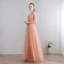 Simple Lilas Robe De Soirée 2018 Lacer Chiffon Dos Nu Robe De Ceremonie