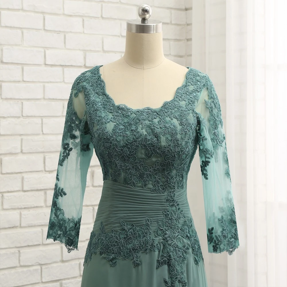 green emerald velvet dress Plus Size Green Satin Tunic Church Long Sleeve Maxi Dress