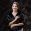 Luxury / Gorgeous Grey shawl 2020 Striped Polyester Shoulders Wedding Evening Party Prom Winter Accessories