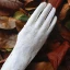Modest / Simple White Bridal Gloves 2020 Lace Tulle Prom Wedding Accessories