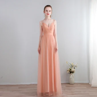 Modest Simple Lilac Evening Dresses 2018 Lace Up Chiffon Backless Formal Dresses