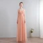Simple Lilas Robe De Soirée 2018 Lacer Chiffon Dos Nu Robe De Ceremonie