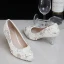 Unique Blanche 2018 Mariage Perlage Cristal Perle Faux Diamant Chaussure De Mariée