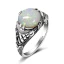 Simple Argenté Anneaux 2019 Cristal Damassée Lune Foi Plaqué argent Église Accessorize Bague