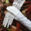 Modest / Simple White Bridal Gloves 2020 Lace Tulle Prom Wedding Accessories