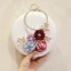 Chic / Belle 2017 Noire Perle Rose Blanche Feuille Bride Cheville PU Plage Église Jardin / Extérieur Pochette