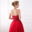 Sparkly Rød Ballkjoler 2017 Prinsesse Uten Ermer Fantastiske / Unike Kjæreste Ryggløse Beading Paljetter Lange Tyll Formelle Kjoler