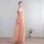 Simple Lilas Robe De Soirée 2018 Lacer Chiffon Dos Nu Robe De Ceremonie