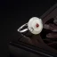 Klassisk Elegant Sølv Håndlaget Fred Håp Ringe Agate Aften Ringer 2019 Tilbehør