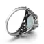Simple Argenté Anneaux 2019 Cristal Damassée Lune Foi Plaqué argent Église Accessorize Bague