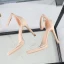 Fantastiske / Unike Aprikos Homecoming Høyhælte Sandaler 2020 Suede Strappy Polyester Peep Toe Fest Aften Stiletthæler 12 cm Damesko