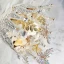 Stunning Eye-catching White Wedding Flowers 2020 Metal Tulle Appliques Beading Crystal Rhinestone Handmade  Wedding Prom Accessories