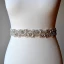 Fashion High-end Ivory Sash 2020 Satin Metal Beading Rhinestone Bridal Wedding Prom Accessories