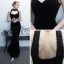 Chic / Beautiful Black 2017 Evening Dresses  High Neck Striped Backless Crystal Trumpet / Mermaid Party Dresses