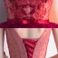 Chic / Beautiful Burgundy Cocktail Dresses 2017 A-Line / Princess V-Neck Lace Beading Appliques Backless Handmade  Homecoming Cocktail Party Graduation Dresses