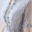 Klasyczna Eleganckie Szary Sukienki Wieczorowe 2017 Princessa Koronkowe Wysokiej Szyi Aplikacje Bez Pleców Frezowanie Wykonany Ręcznie Wieczorowe Sukienki Wizytowe