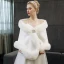Rouge Hiver Fausse Fourrure Soirée Promo Mariage Châles 2017