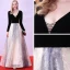 Chic / Beautiful Black Evening Dresses  2018 A-Line / Princess Floor-Length / Long Tulle V-Neck Beading Printing Evening Party Formal Dresses