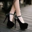 Chic / Belle Rouge 13 cm 2018 À Bout Pointu Talons Aiguilles Bride Cheville Perlage Glitter Faux Diamant Paillettes Soirée Talons Hauts Chaussures Femmes