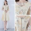 Classic Elegant Short Champagne Graduation Dresses 2018 A-Line / Princess U-Neck Charmeuse Embroidered Appliques Backless Homecoming Formal Dresses