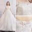 Klassisch Elegante Weiß Übergröße Brautkleider / Hochzeitskleider 2019 A Linie Spitze Tülle Applikationen Rückenfreies Bandeau Kapelle-Schleppe Hochzeit