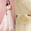 Unique Blanche Robe De Mariée 2017 Princesse V-Cou Tulle Perlage Appliques Dos Nu Mariage