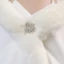 Rouge Hiver Fausse Fourrure Soirée Promo Mariage Châles 2017