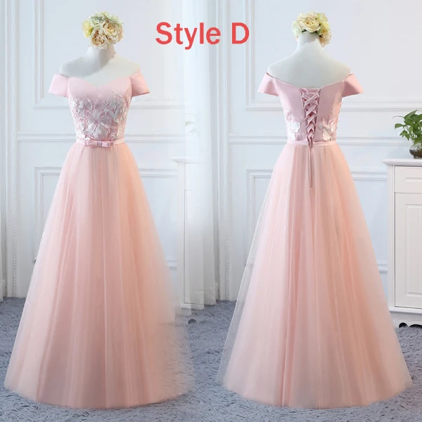 Chic / Beautiful Pearl Pink Bridesmaid Dresses 2018 A-Line / Princess Appliques Lace Bow Sash Floor-Length / Long Ruffle Backless Wedding Party Dresses