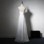 Simple Robe De Soirée 2017 Blanche Princesse Longue Titulaire Sans Manches Dos Nu Robe De Ceremonie