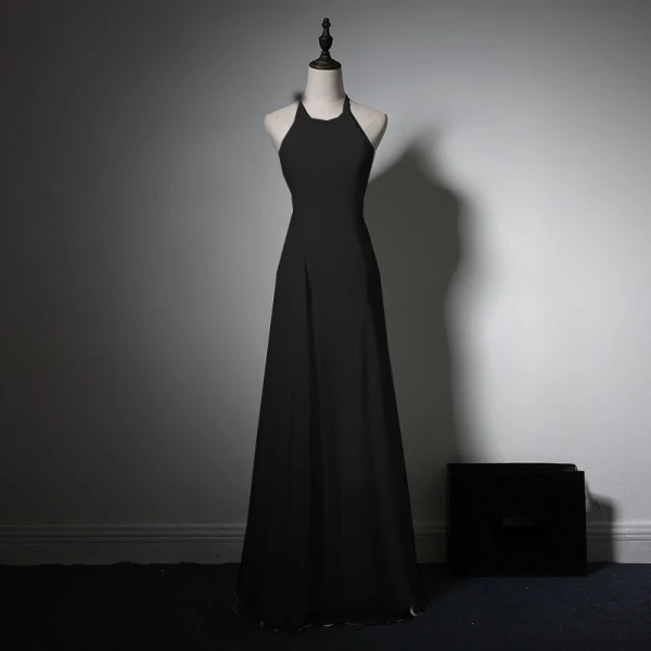 Simple Robe De Soirée 2017 Blanche Princesse Longue Titulaire Sans Manches Dos Nu Robe De Ceremonie