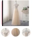 Chic / Beautiful Champagne Bridesmaid Dresses 2018 A-Line / Princess Appliques Flower Bow Sash Floor-Length / Long Ruffle Backless Wedding Party Dresses