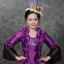Vintage / Retro Medieval Grape Ball Gown Prom Dresses 2021 Zipper Up Long Sleeve Square Neckline Floor-Length / Long 3D Lace Flower Lace Satin Cosplay Prom Formal Dresses