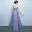 Fine Ballkjoler 2017 Gradient-Farge Prinsesse Lange Gripende Ruffles Kjæreste Uten Ermer Ryggløse Sash Appliques Blomst Formelle Kjoler