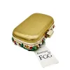 Ethnic Multi-Colors Beading Gold Street Wear Clutch Bags 2023