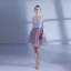 Chic / Belle de retour Robe De Graduation 2017 Rose Bonbon Bleu Ciel Courte Princesse De l'épaule Manches Courtes Dos Nu En Dentelle Appliques Robe De Ceremonie