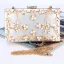 Chic / Beautiful Silver Pearl Rhinestone Satin Evening Party Clutch Bags 2023
