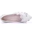 Fine Hvit Perle Rhinestone Blonder Blomst Brudesko 2025 Bryllup