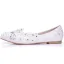 Fine Hvit Perle Rhinestone Blonder Blomst Brudesko 2025 Bryllup