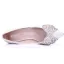 Charmant Witte Multi-Kleuren Rhinestone Bruidsschoenen 2025 5 cm Naaldhakken / Stiletto Spitse Neus Huwelijk Pumps Hoge Hakken