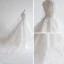 Luxury / Gorgeous White Wedding Dresses 2017 Royal Train Ball Gown V-Neck Long Sleeve Backless Heart-shaped Lace Appliques Flower Rhinestone Glitter Pierced