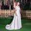 Simple Ivoire Robe De Mariée 2018 Princesse Encolure Dégagée Sans Manches Dos Nu Train De Balayage Mariage